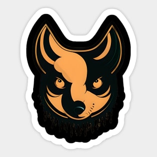 Scary Animal Sticker